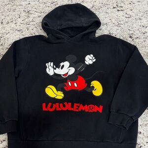 Disney Mickey Black Hoodie with Red Accents